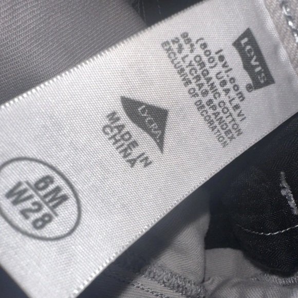 Levis Womens Sz 6M Ultra Low Bootlet Gray Denim Jeans Cotton Stretch Button - Picture 9 of 12